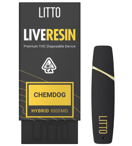 11/11 PROMO Litto Live Resin 1g Disposable Chemdog
